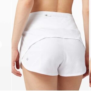 Lululemon Athletica White Athletic Shorts